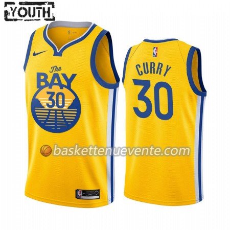 Maillot Basket Golden State Warriors Stephen Curry 30 2019-20 Nike Statement Edition Swingman - Enfant